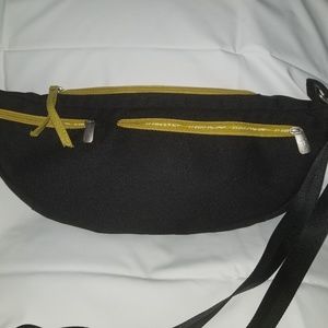 Haiku Funky Brown & Green shoulder bag